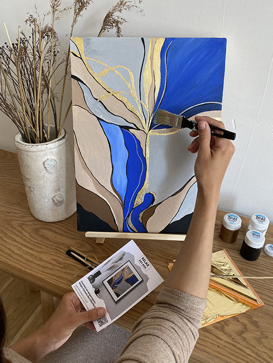 Набор для рисования с поталью «Цветок» — картинка 3