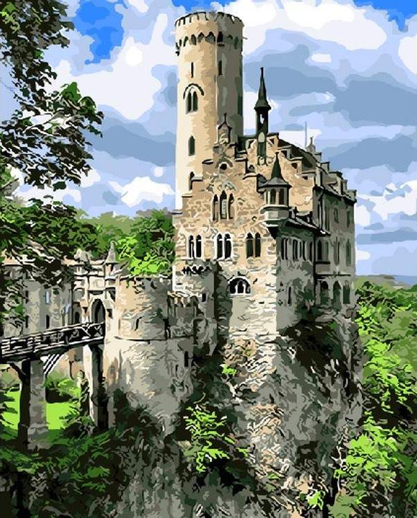 Картина по номерам «Рыцарский замок в Германии»