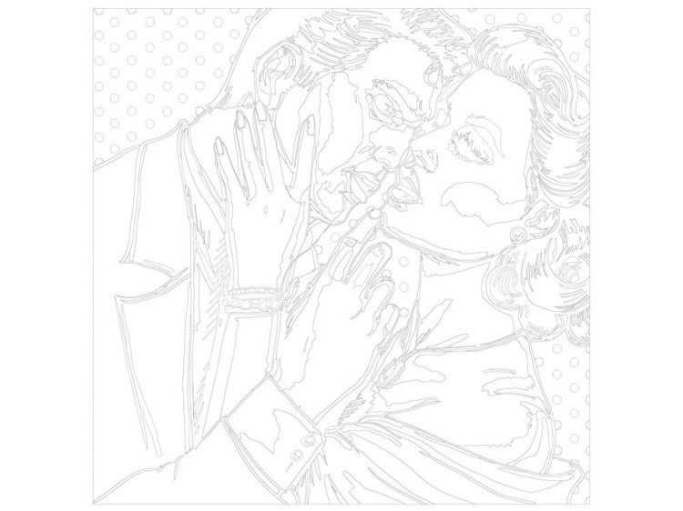 Картина по номерам «Мужчина и женщина» — картинка 3