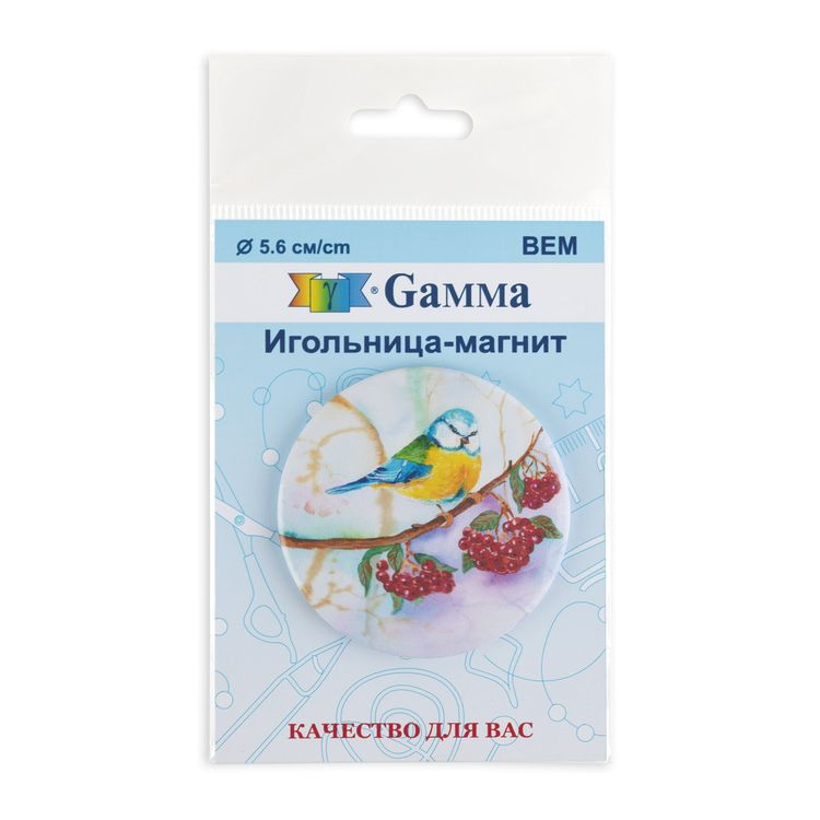 Игольница-магнит «№05 Синичка на ветке рябины», Gamma — картинка 2