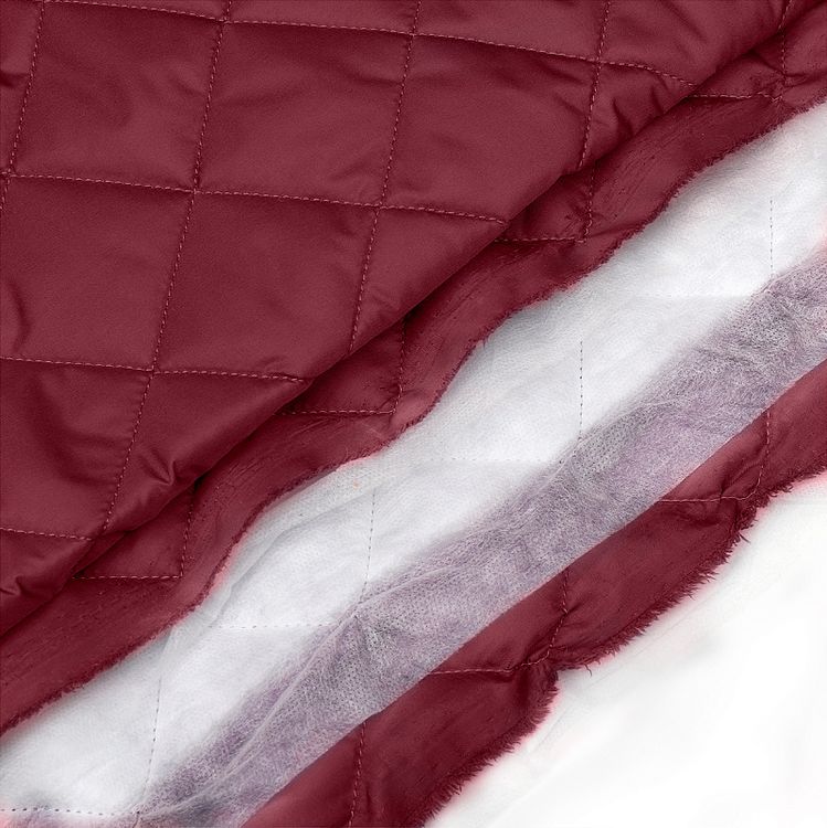 Ткань стежка ниточная Dewspo, ромб 5,5 см, 5 м x 150 см, 230 г/м², цвет: бургундия, TBY — картинка 4