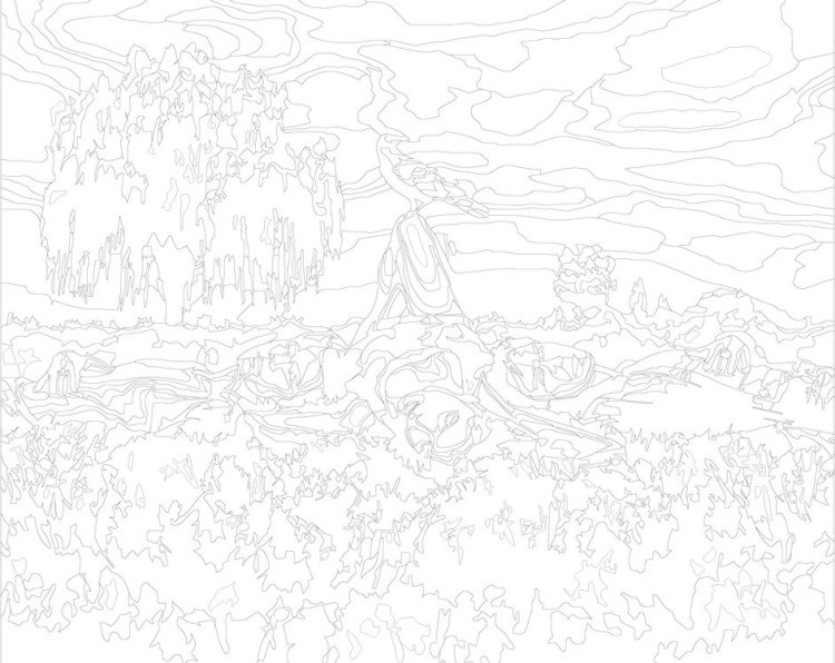 Картина по номерам «Дневники вампира: Постер» — картинка 3