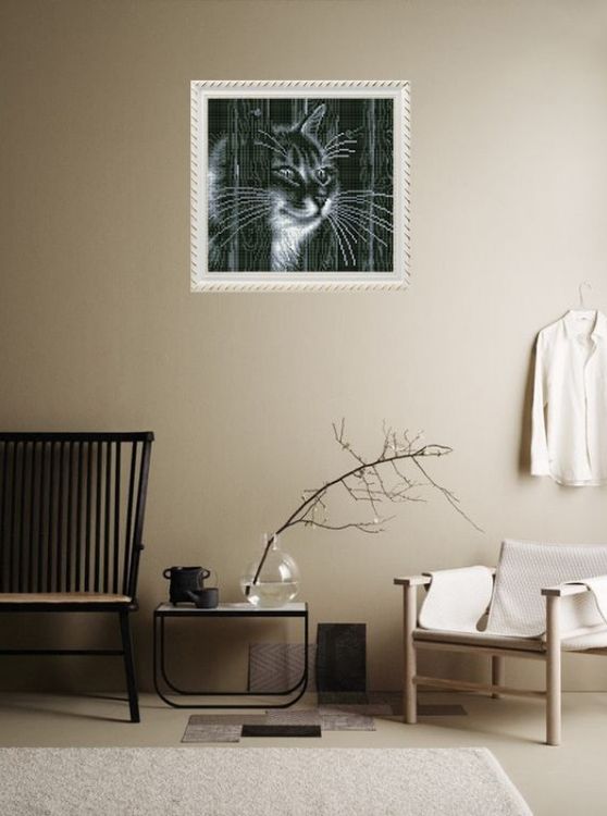 Алмазная вышивка «Любопытный сосед» — картинка 6