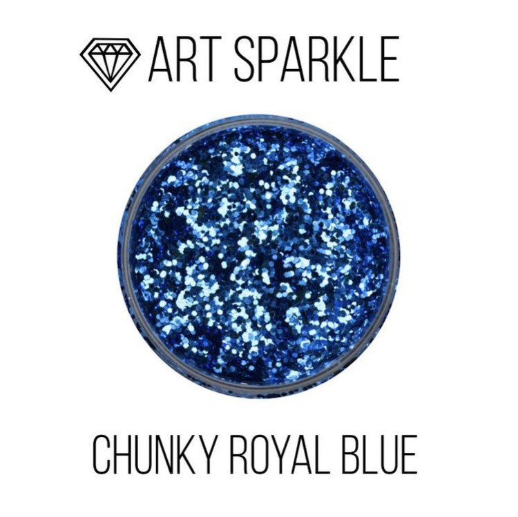 Глиттер крупный Chunky Royal Blue, 50 г, Craftsmen.store