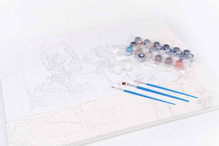 Картина по номерам «Удивленный кот» — картинка 4