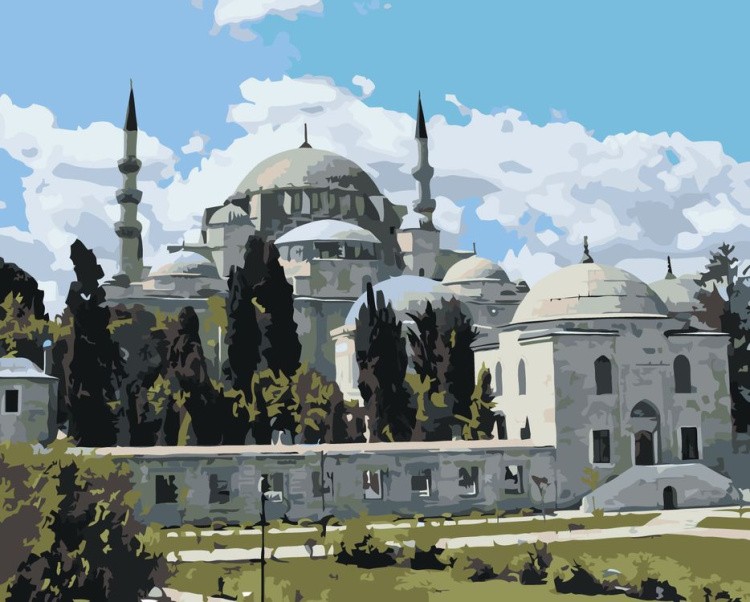 Картина по номерам «Мечеть Сулеймание 3»