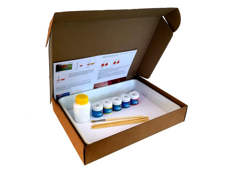 Набор для эбру «Старт», 5 цветов, Mimi — картинка 3