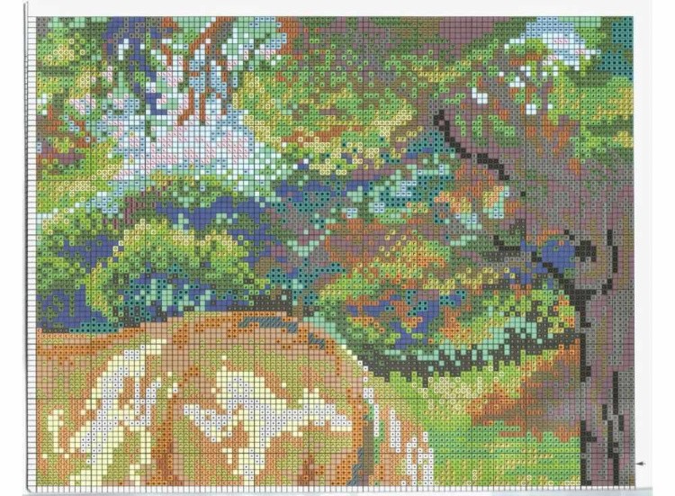 Набор для вышивания «Лошадь с жеребёнком» — картинка 3