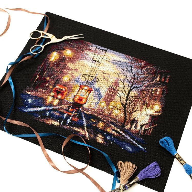 Набор для вышивания «Ночной трамвай» — картинка 8