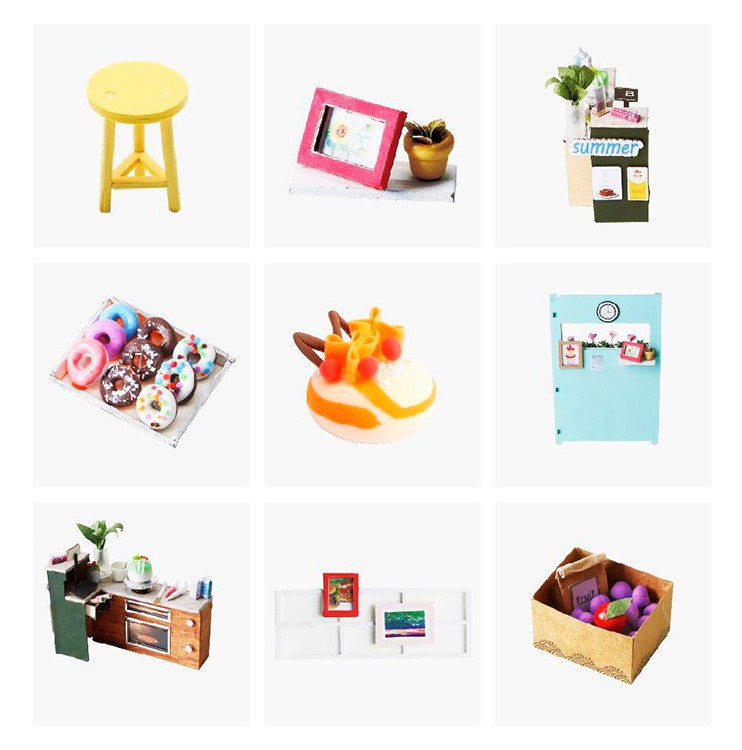 Набор для создания миниатюры (румбокс) «Кондитерский магазинчик» — картинка 7