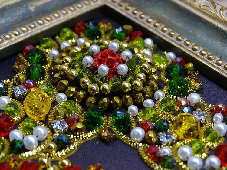 Набор вышивки хрустальными камнями «Святой Александр Невский» — картинка 3