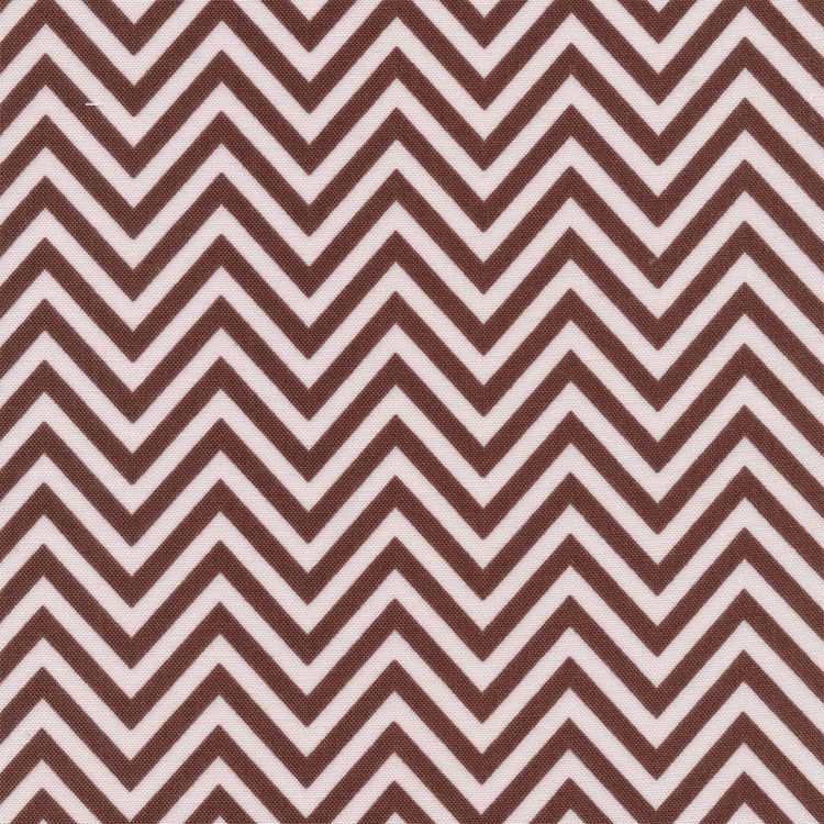 Ткань для пэчворка «БАБУШКИН СУНДУЧОК», 50x55 см, 140 г/м2, 100% хлопок, цвет: БС-08 зигзаг, коричневый, Peppy