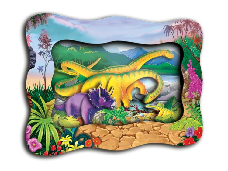 Объемная картина «Динозаврики» — картинка 3