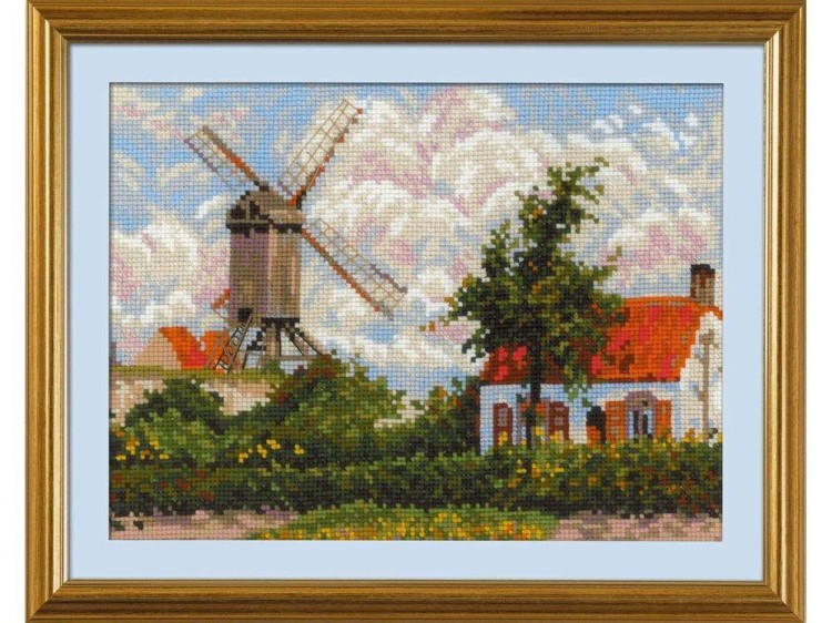 Набор для вышивания «Ветряная мельница в Кноке» — картинка 2