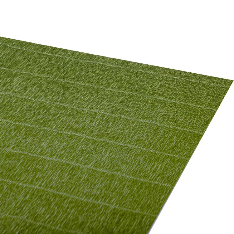 Бумага гофрированная Fiore 180 г/м2, оливковая желто-зеленая (622(2)), 50х250 см, Brauberg — картинка 3