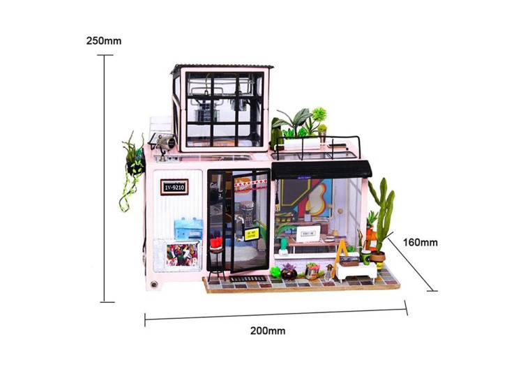 Набор для создания миниатюры (румбокс) «Музыкальная студия» — картинка 3