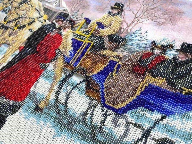 Набор для вышивания «Зимняя прогулка» — картинка 2