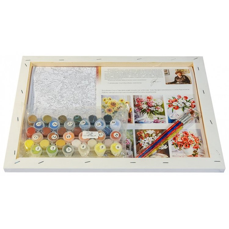 Картина по номерам «Флоксы» — картинка 3