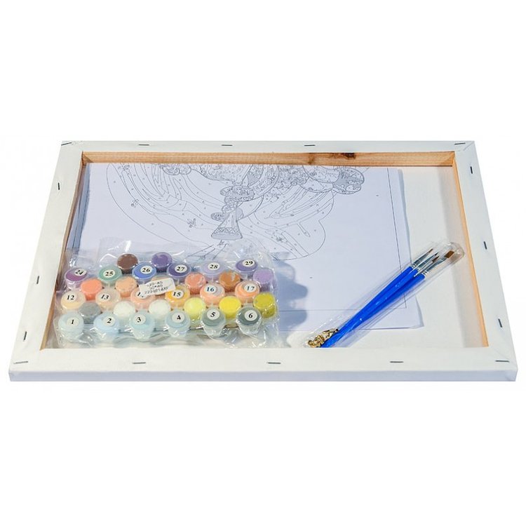 Картина по номерам «Овечка на Луне» — картинка 3