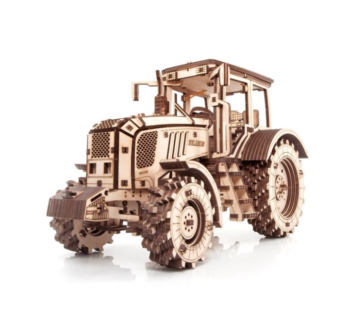 Сборная модель деревянная 3D EWA «Трактор Беларус 2022» — картинка 5