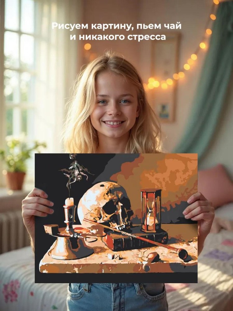 Картина по номерам «Утро философа» — картинка 6