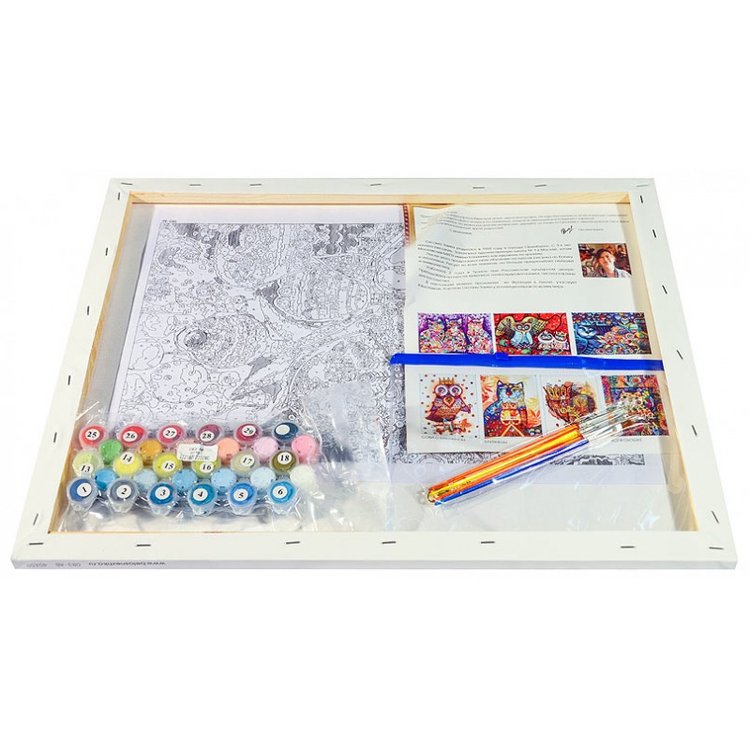 Картина по номерам «Индиго кот» — картинка 3