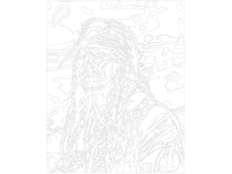 Картина по номерам «Джек Воробей 2» — картинка 3