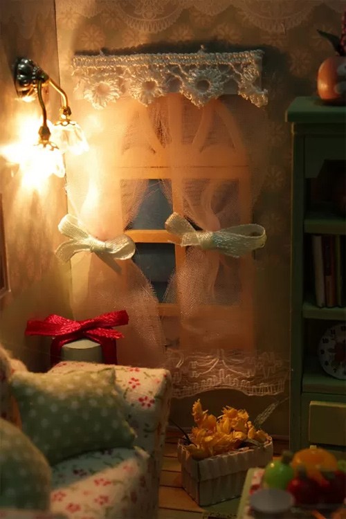 Сборная модель Румбокс. Миниатюрная комната «Семейная гостиная» — картинка 8