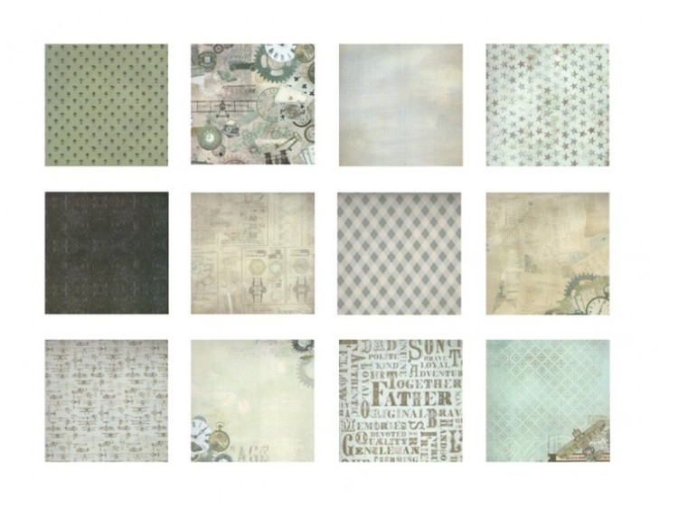 Набор бумаги «Винтажное настроение» — картинка 3