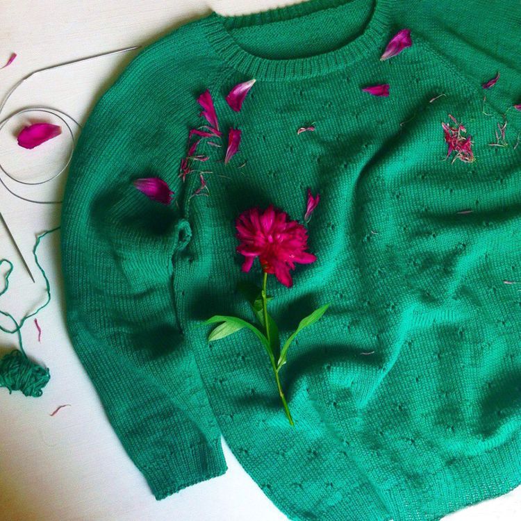 Пряжа Пехорка Весенняя (06), красный, 5 шт. по 100 г — картинка 2