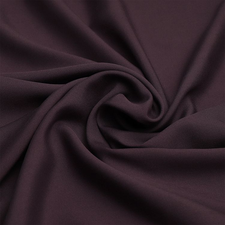 Ткань Штапель, матовая, 5 м, ширина 145 см, 110 г/м2, цвет: 10 фиолетовый, TBY