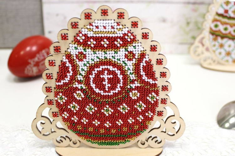 Набор для вышивания «Красное пасхальное яйцо» — картинка 3