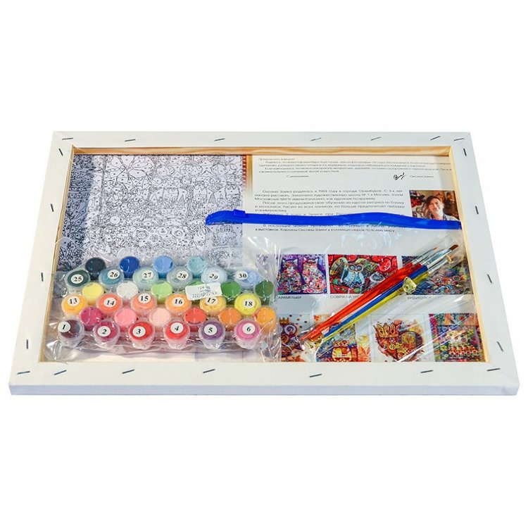 Картина по номерам «Кот в окошке» — картинка 3