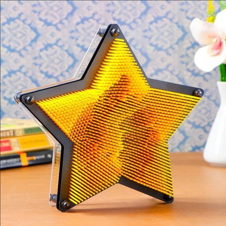 Экспресс-скульптор «Pinart» Звезда Макси (21 см), желтый — картинка 2