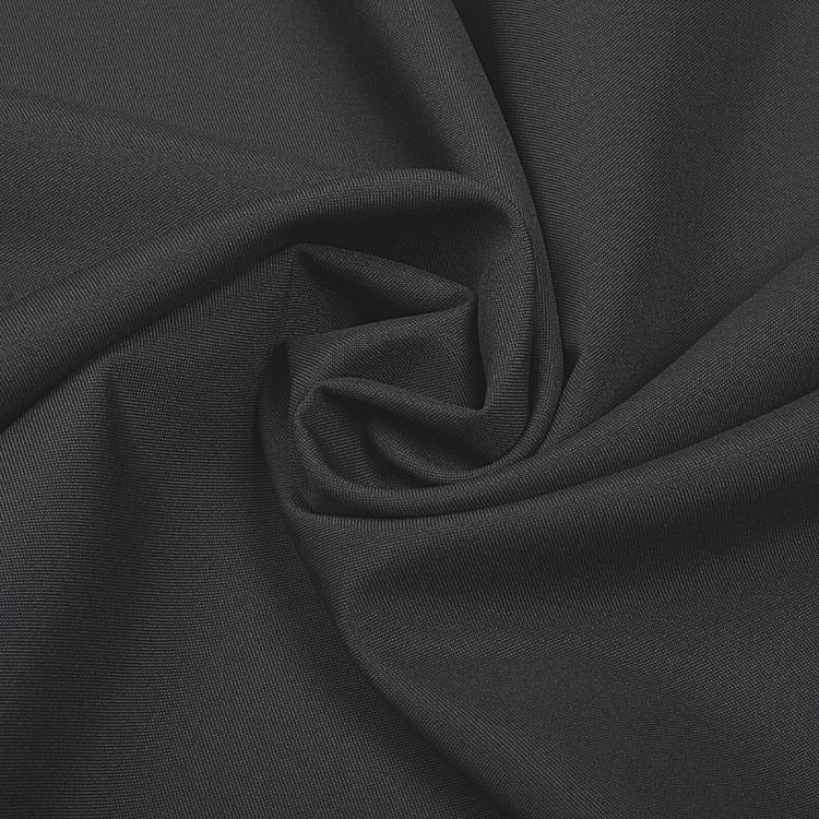 Ткань габардин, нарезка, 10 м, ширина 150 см, 150 г/м2, цвет: темно-серый, TBY