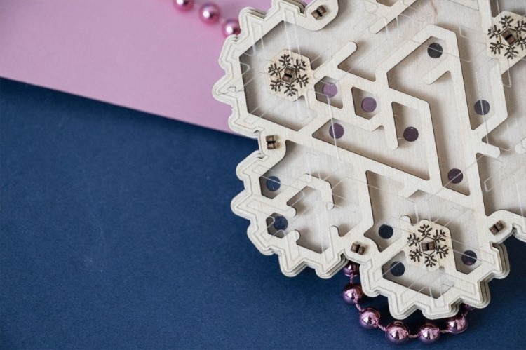 Конструктор из дерева «Снежное путешествие», UNIWOOD — картинка 3