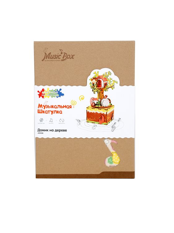 3D-пазл Домик на дереве (музыкальная карусель) — картинка 8