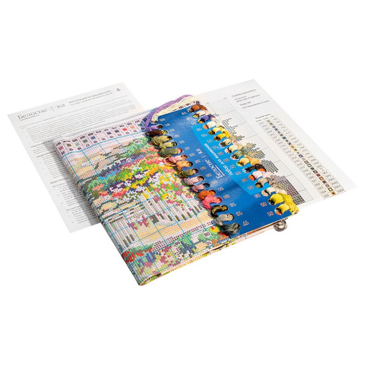 Набор для вышивания «Мостик в цветах» — картинка 2