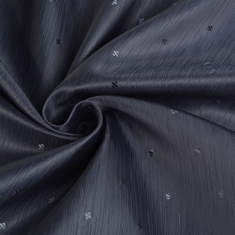 Ткань подкладочная Поливискоза нарезка, 10 м, ширина 145 см, 90 г/м², цвет: темно-синий, IDEAL