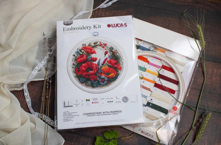 Набор для вышивания «Композиция с маками» — картинка 10