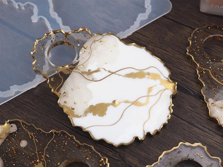 Силиконовый молд Epoxy Master палетка для макияжа, 20х13 см — картинка 5