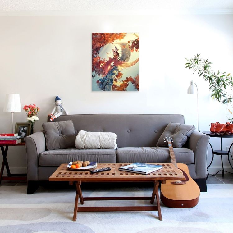 Картина по номерам «Анимэ в осеннем стиле» — картинка 4