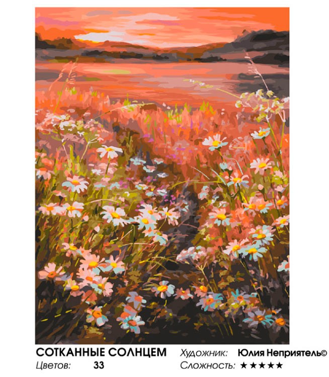 Картина по номерам «Сотканные солнцем» — картинка 2