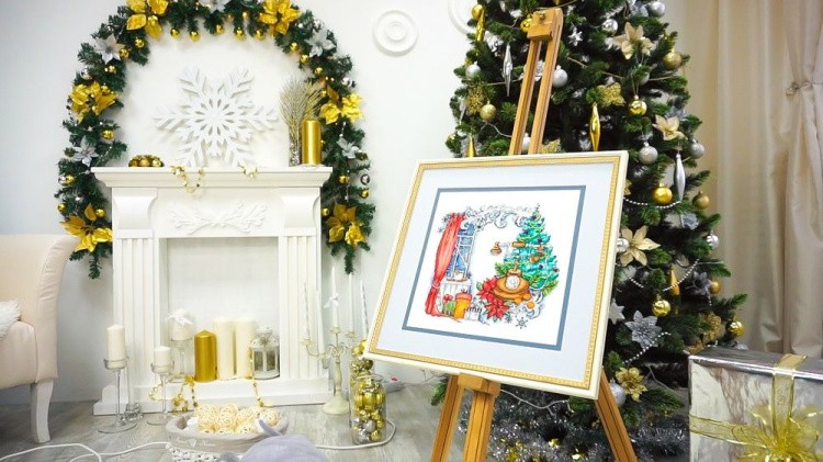 Набор для вышивания «Зима на проводе» — картинка 3