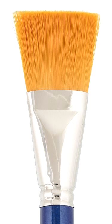 Кисть синтетика «Gallery» №16, плоская, 5 шт., короткая ручка, Vista-Artista — картинка 2