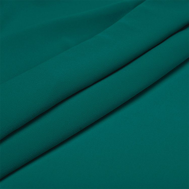 Ткань Креп-шифон, 5 м, ширина 150 см, 105 г/м2, цвет: бирюзовый, TBY — картинка 2