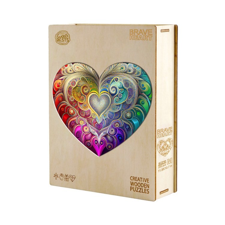 Деревянные пазлы «Храброе Сердце M», Woodbests — картинка 4