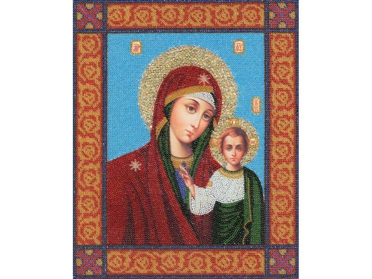 Набор вышивки бисером «Икона Божей Матери Казанская»