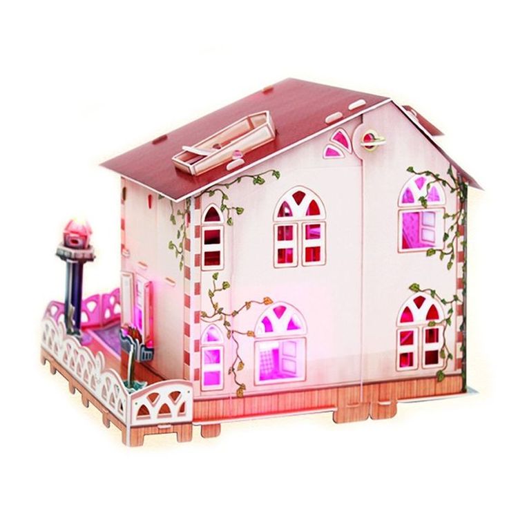 3D-пазл CubicFun Дом с верандой — картинка 3