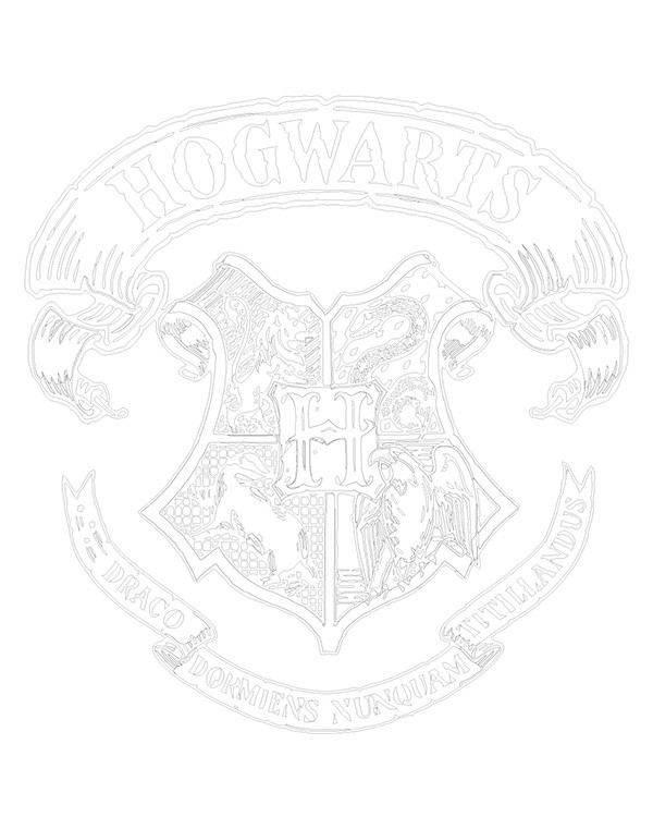 Картина по номерам «Гарри Поттер: Хогвартс, герб школы» — картинка 3